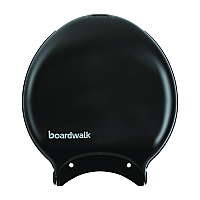 Boardwalk&reg; Jumbo Jr. Toilet Paper Dispenser, 1 Roll, Black (BWK1519)
