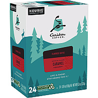 Caribou Coffee Caramel Hideaway K-Cups, Mild Roast, 24/Box (6996)