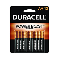 Duracell Power Boost CopperTop Alkaline AA Batteries, 12/Pack (MN15B12BCD)