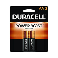 Duracell Power Boost CopperTop Alkaline AA Batteries, 2/Pack (MN1500B2Z)