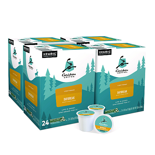 Caribou Coffee Daybreak Morning Blend Coffee K-Cups, 96/Carton (6994CT)