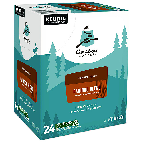 Caribou Coffee Caribou Blend Coffee K-Cups, 24/Box (6992)