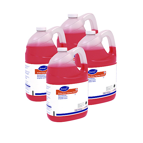 Diversey Stride Neutral Cleaner, Citrus, 1 gal, 4 Bottles/Carton (101109753)