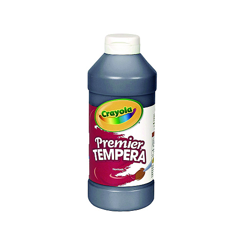 Crayola Premier Tempera Paint, Black, 16 oz Bottle (541216051)