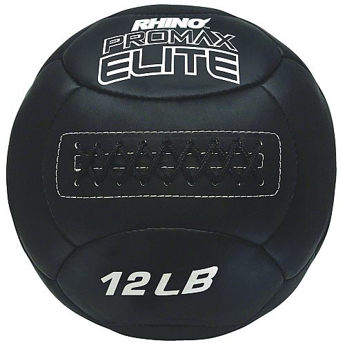 Champion Sports Rhino Promax Elite Medicine Ball, 12 lb, Black (PRX12)