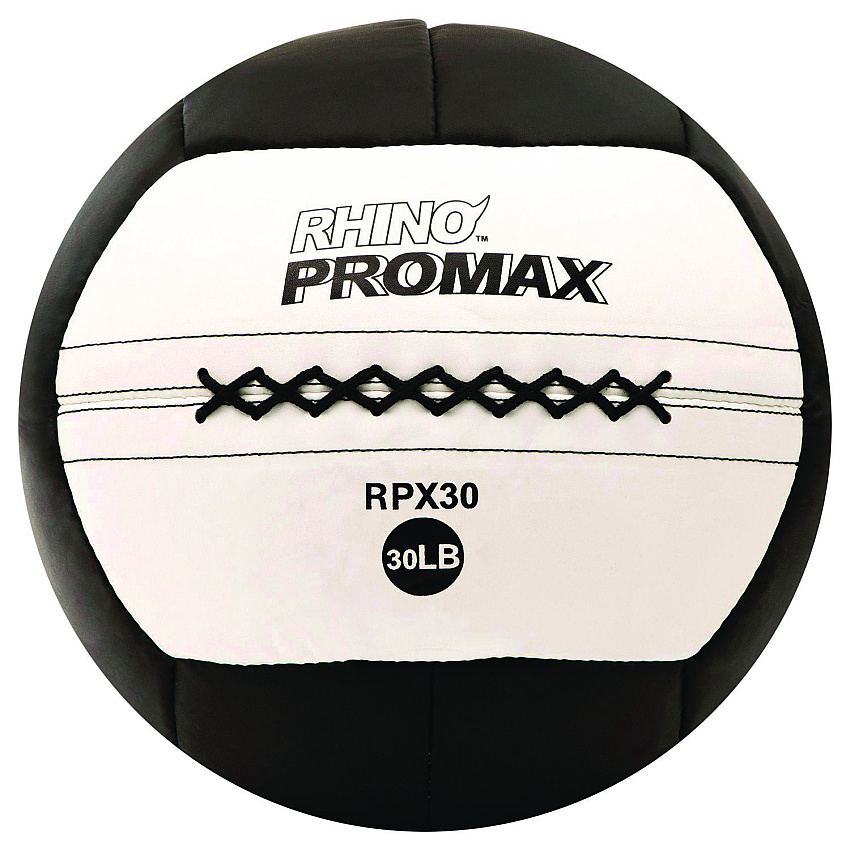 Champion Sports Rhino Promax Medicine Ball, 30 lb, Black (RPX30)