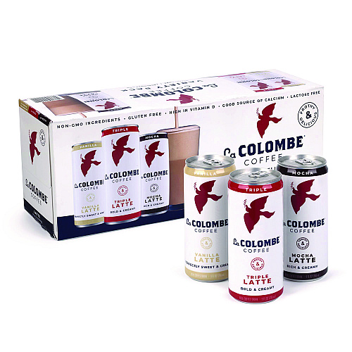 La Colombe Draft Latte Cold Brew, Assorted Flavors, 9 oz Can, 12/Carton (22002272)