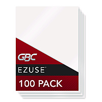 GBC EZUse Thermal Laminating Pouches, 5 mil, 9" x 14.5", Gloss Clear, 100/Box (3740473)