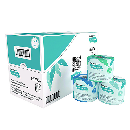 Cascades&reg; Pro Signature Toilet Paper, 2-Ply, 400 Sheets, 24 Rolls (B710)