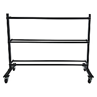 Champion Sports RPX Medicine Ball Rack, Metal, 220 lb Capacity, 18.5 x 62 x 45, Black (RPXRACK)