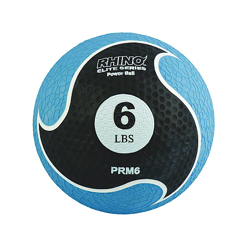 Champion Sports Rhino Elite Medicine Ball, 6 lb, Blue (PRM6)