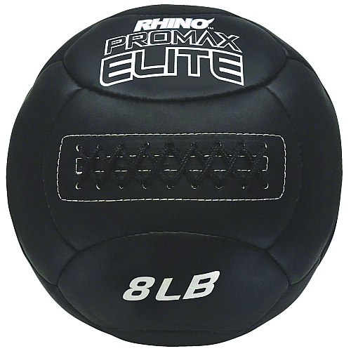 Champion Sports Rhino Promax Elite Medicine Ball, 8 lb, Black (PRX8)