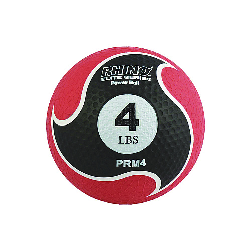 Champion Sports Rhino Elite Medicine Ball,  4 lb, Red (PRM4)
