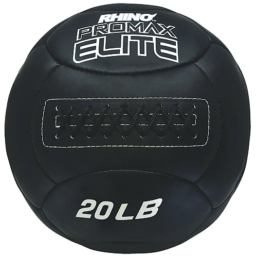 Champion Sports Rhino Promax Elite Medicine Ball, 20 lb, Black (PRX20)