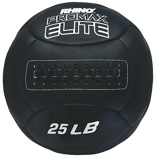 Champion Sports Rhino Promax Elite Medicine Ball, 25 lb, Black (PRX25)
