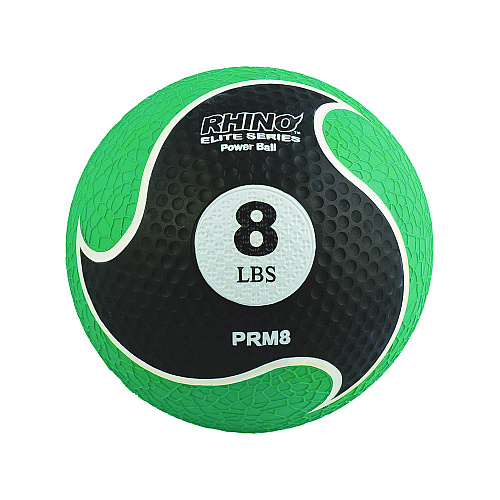 Champion Sports Rhino Elite Medicine Ball, 8 lb, Green (PRM8)