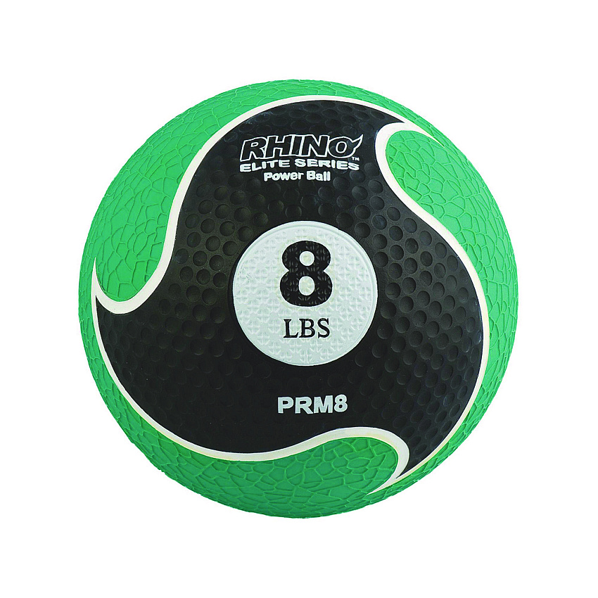 Champion Sports Rhino Elite Medicine Ball, 8 lb, Green (PRM8)