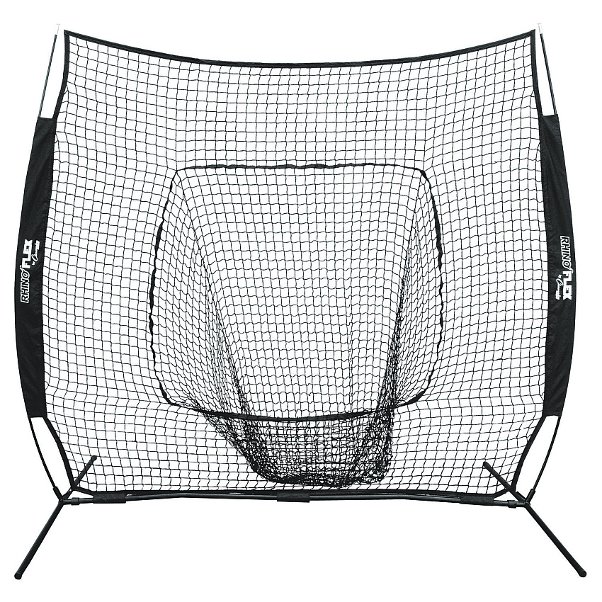 Champion Sports Rhino Portable Training Net, 7 ft x 7 ft (RBM77)