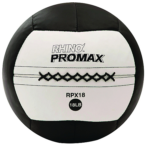 Champion Sports Rhino Promax Medicine Ball, 18 lb, Black (RPX18)