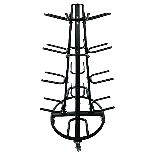 Champion Sports Round Medicine Ball Tree, 31" x 31" x 66.5", Black (RTM1)
