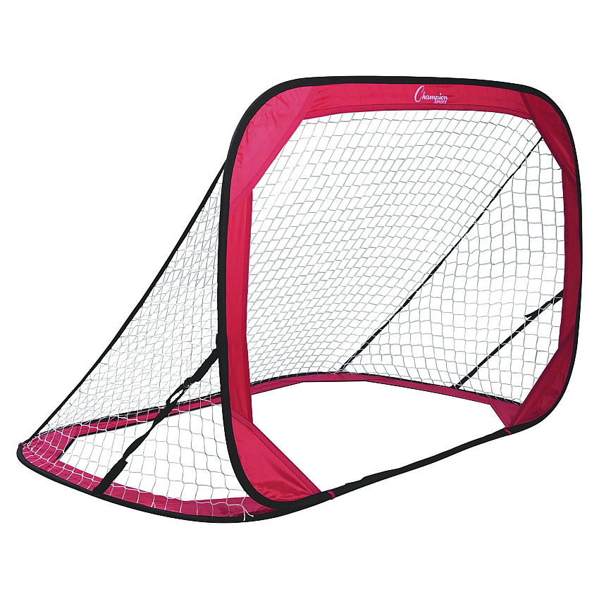 Champion Sports Pop Up Soccer Goal, 72"  x 48", 1.25" dia, Pair (SG64)