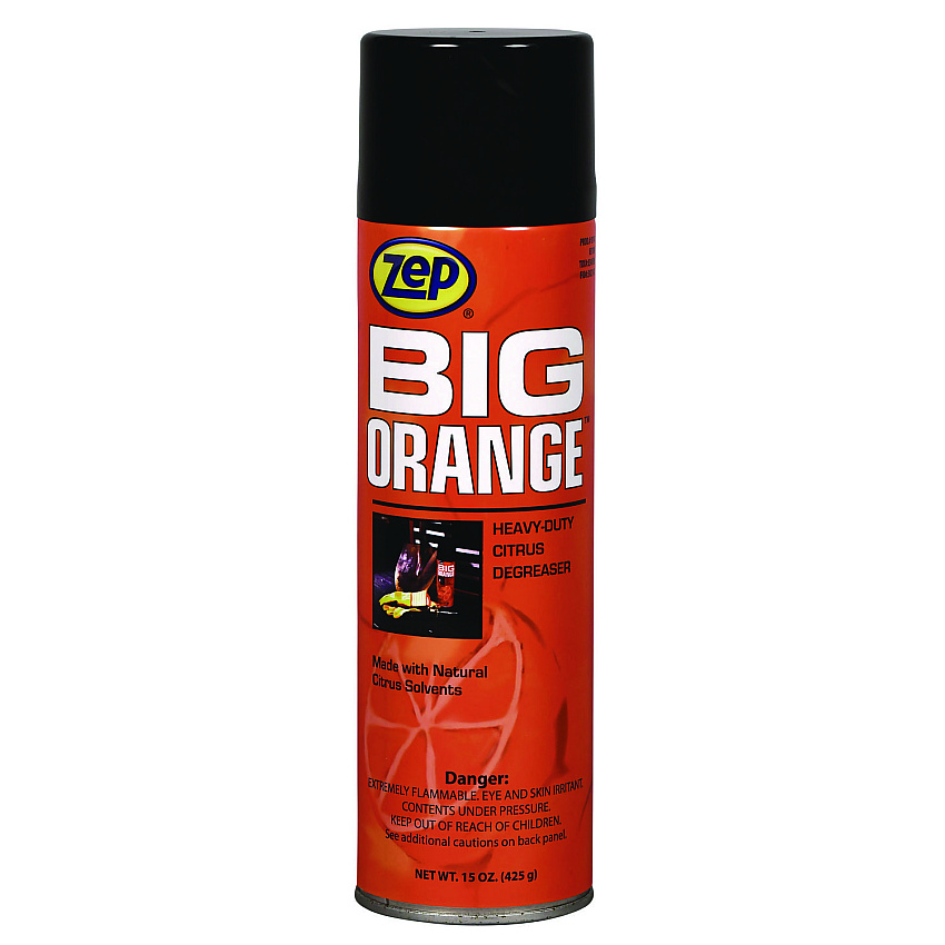 Zep Big Orange Aerosol, Citrus Scent, 15 oz Aerosol Can, 12/Carton (11401)
