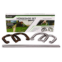 Champion Sports Steel Horseshoe Set, (4) Horseshoes/(2) 20