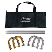 Champion Sports Steel Horseshoe Set, (4) Horseshoes/(2) 24