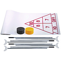 Champion Sports Blacktop Shuffleboard Set, (2) Two-Piece 51