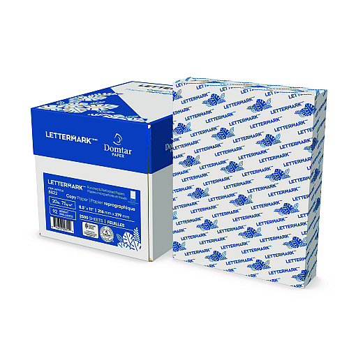 Lettermark Custom Cut-Sheet Copy Paper, 92 Bright, Micro-Perforated 3.5" from Bottom, 20 lb Bond Weight, 8.5 x 11, White, 500/Ream (8822)
