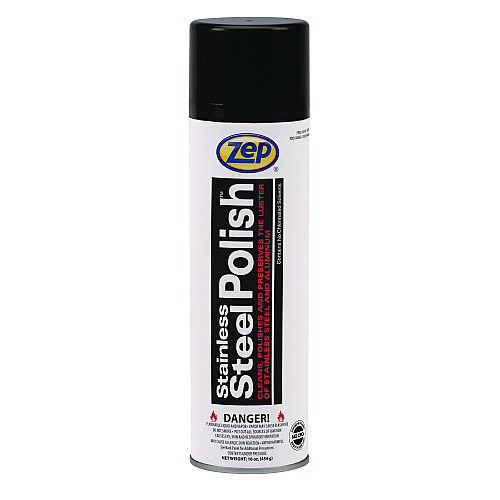 Zep Stainless Steel Polish, 16 oz Aerosol Spray, 12/Carton (14301)