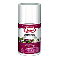 Claire Metered Air Freshener, Cherry Scent, 7 oz Aerosol Spray, 12/Carton (107)