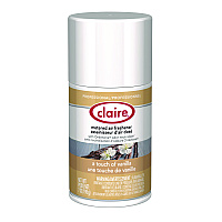 Claire Metered Air Freshener, Vanilla Scent, 7 oz Aerosol Spary, 12/Carton (108)