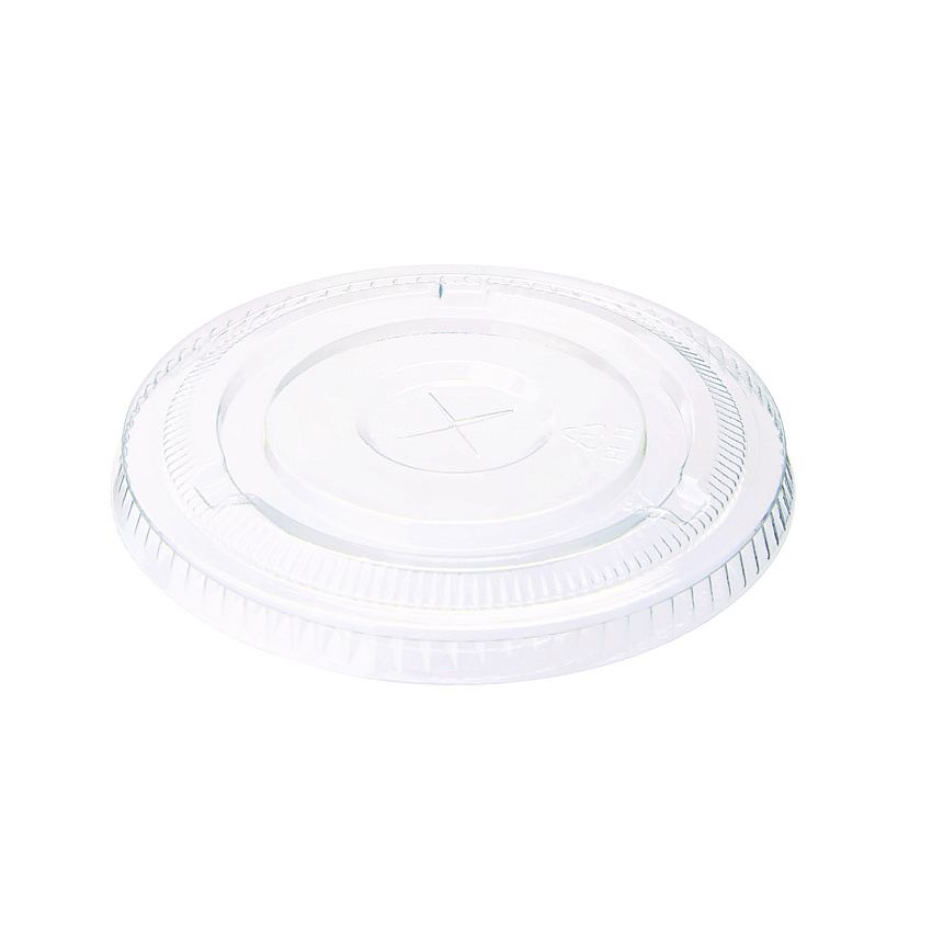 Dixie Cold Drink Cup Lids, Fits 16 oz Plastic Cold Cups, Clear, 100/Sleeve, 10 Sleeves/Carton (CL1424PET)