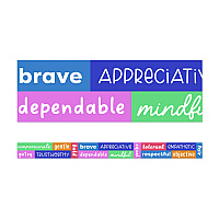 Carson-Dellosa Straight Borders, 12-Piece Set, Motivational: Positive Words, 3
