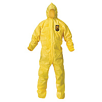 KleenGuard A70 Chemical Spray Protection Coveralls, 2X-Large, Yellow, 12/Carton (09815)