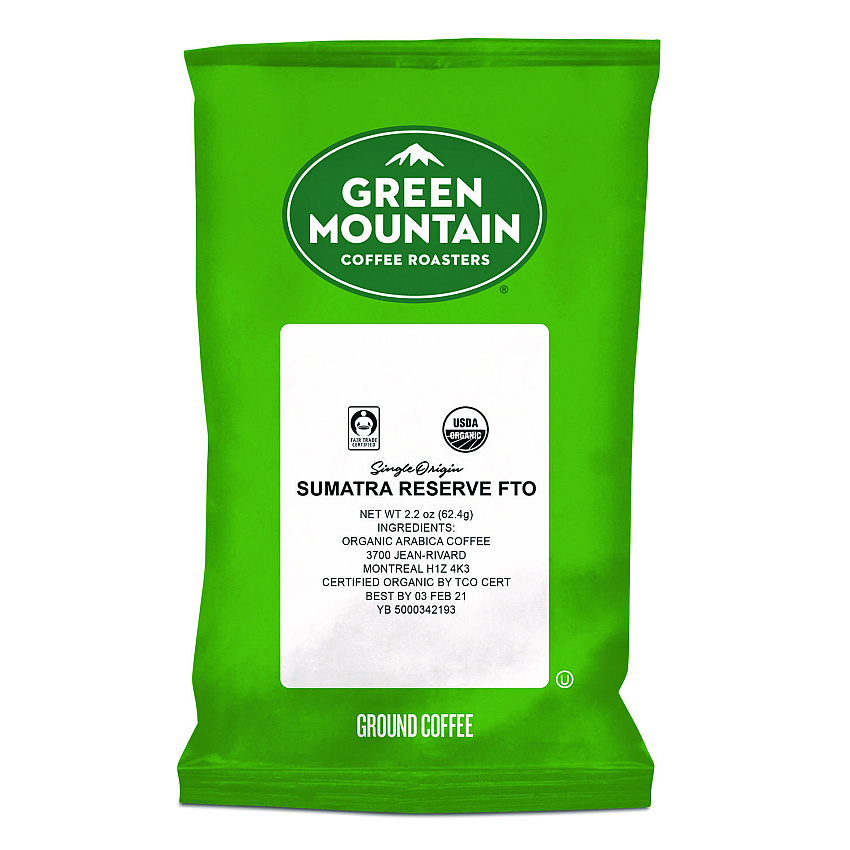 Keurig Sumatra Reserve Fraction Packs, 2.2 oz, 50/Carton (8287)