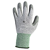 KleenGuard G60 Level 3 Economy Cut Resistant Gloves, Large, Gray/Salt and Pepper, 12 Pairs/Carton (13825)