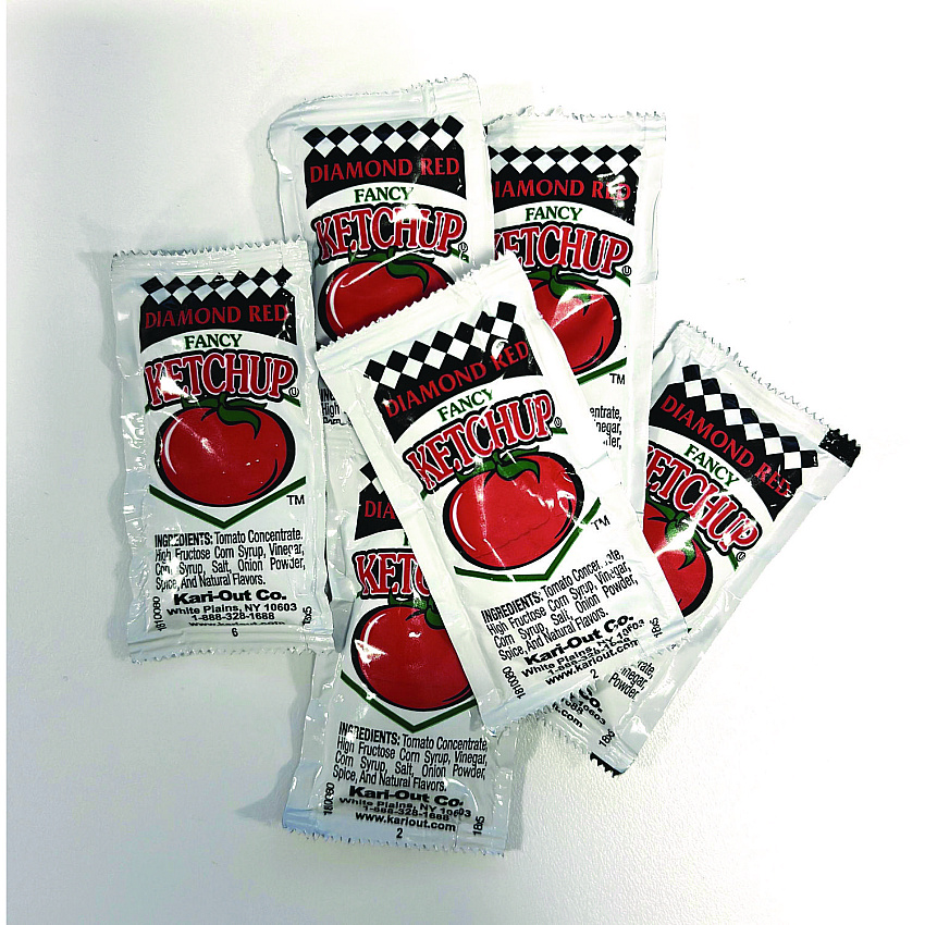 Kari-Out Sauce, Ketchup, 8 g Packet, 1,000/Carton (1810080)