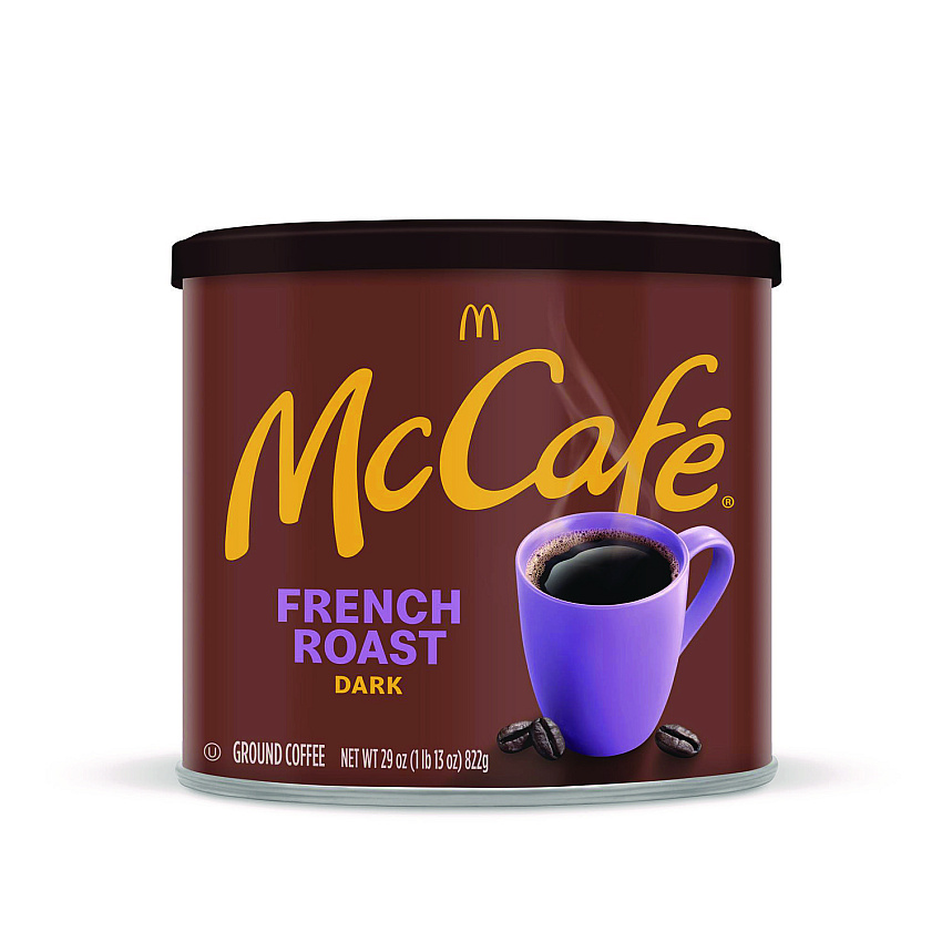 McCafe Ground Coffee, French Roast, 29 oz Can (7831EA)