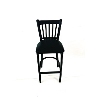JMC Furniture Cobra Series Barstool, Supports Up to 300 lb, 28.5" Seat Height, Black Seat, Black Back, Black Base (CBBVSBLK)