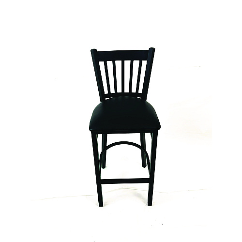 JMC Furniture Cobra Series Barstool, Supports Up to 300 lb, 28.5" Seat Height, Black Seat, Black Back, Black Base (CBBVSBLK)