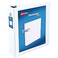 Avery Showcase Economy View Binders with Slant Rings, 3 Rings, 3