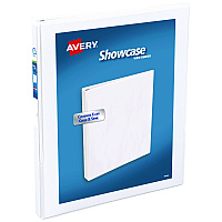 Avery Showcase Economy View Binders with Slant Rings, 3 Rings, 0.5