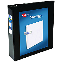 Avery Showcase Economy View Binders with Slant Rings, 3 Rings, 3
