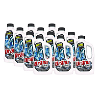 Drano Liquid Drain Cleaner, 32 oz Safety Cap Bottle, 12/Carton (335712)