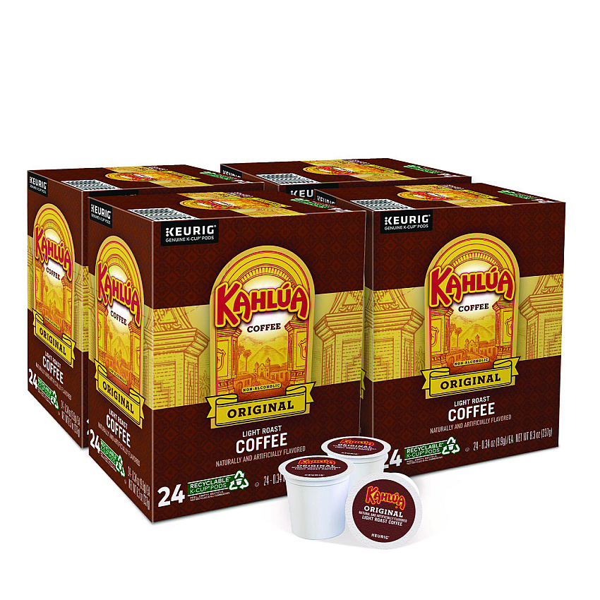 Kahla Kahlua Original K-Cups, 24/Box, 4 Box/Carton (PB4141CT)