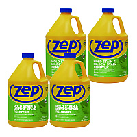 Zep Commercial Mold Stain and Mildew Stain Remover, 1 gal, 4/Carton (ZUMILDEW128C)
