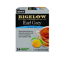 Bigelow Earl Grey Tea K-Cup Pack, 24/Box, 4 Box/Carton (6082CT)