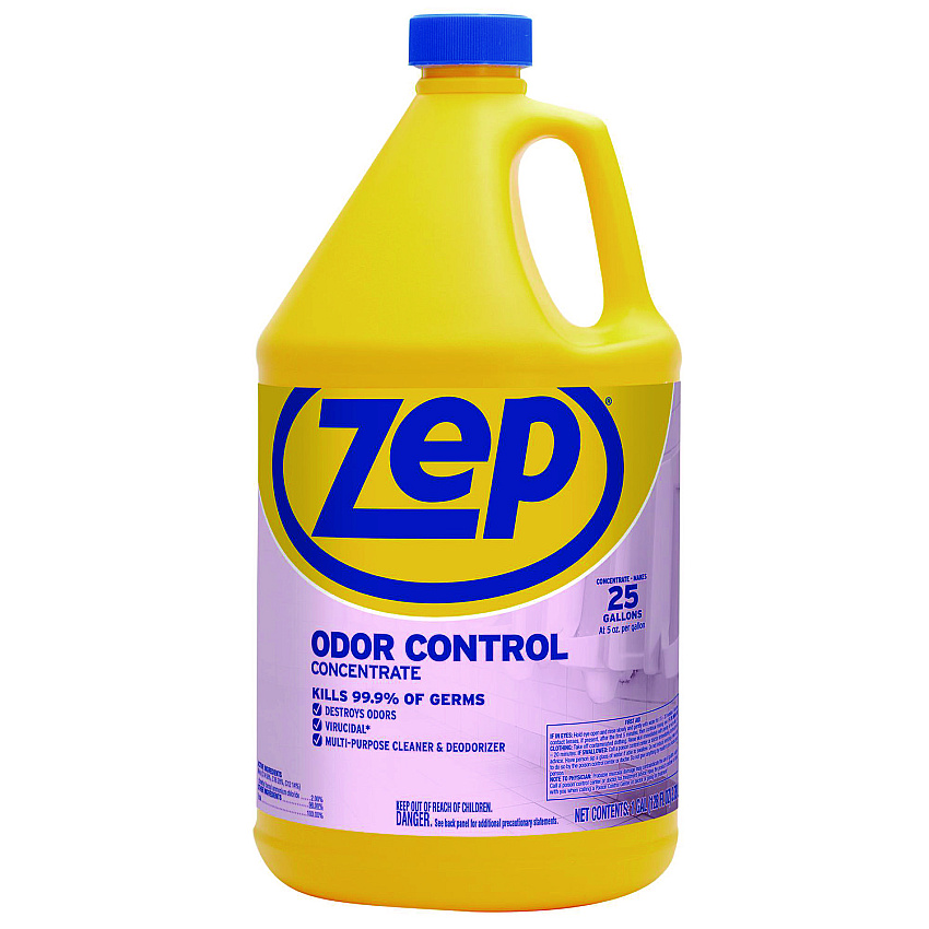 Zep Commercial Odor Control, Light Floral Scent, 1 gal, 4/Carton (ZUOCC128CT)